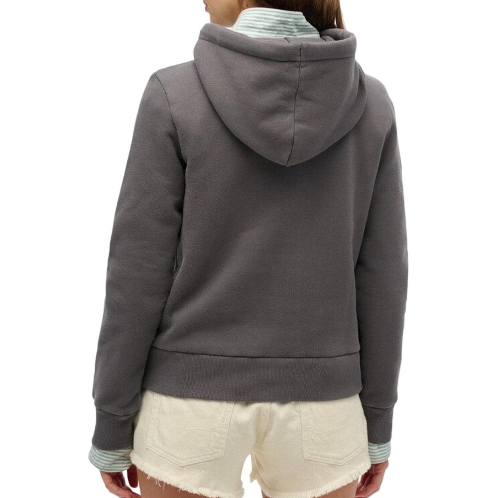 Sweat Gris Femme Superdry Tonal vue 2