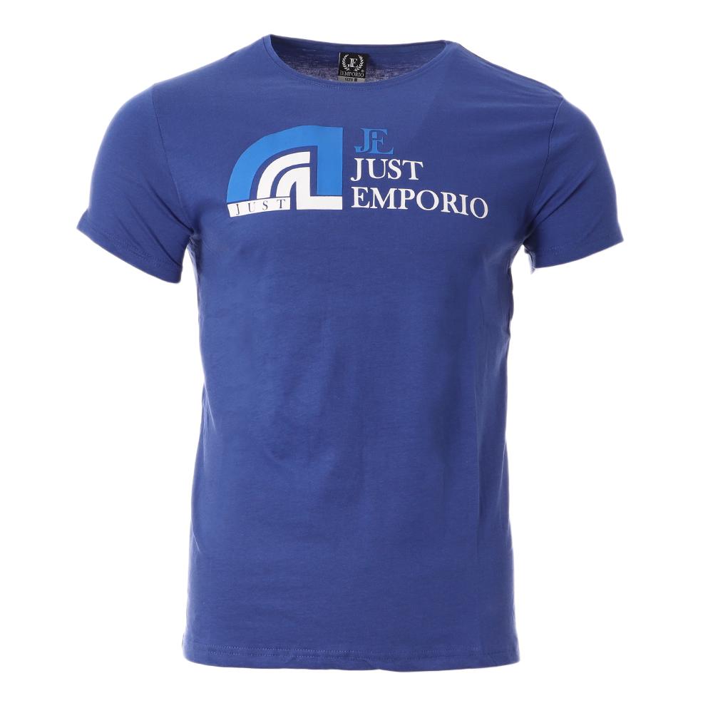 T-shirt Bleu Roi Homme Just Emporio MOZKO pas cher
