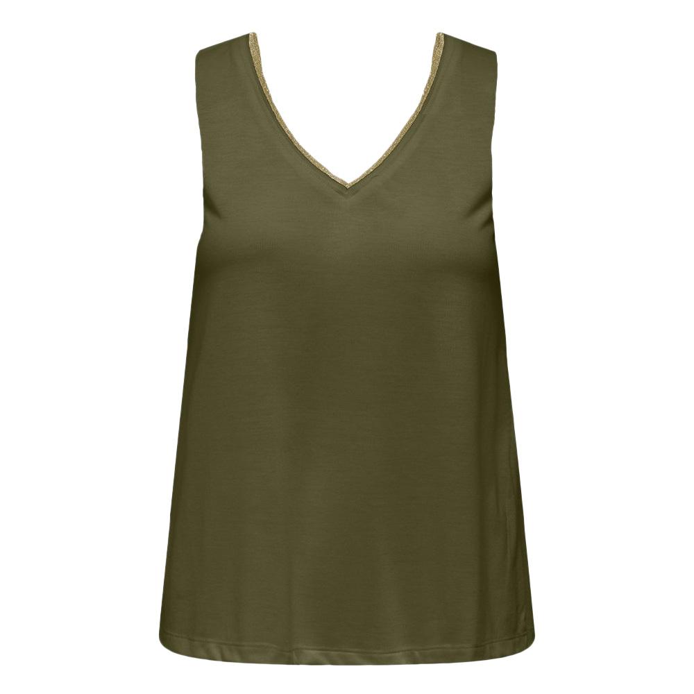 Débardeur Kaki Femme JDY Lurex pas cher