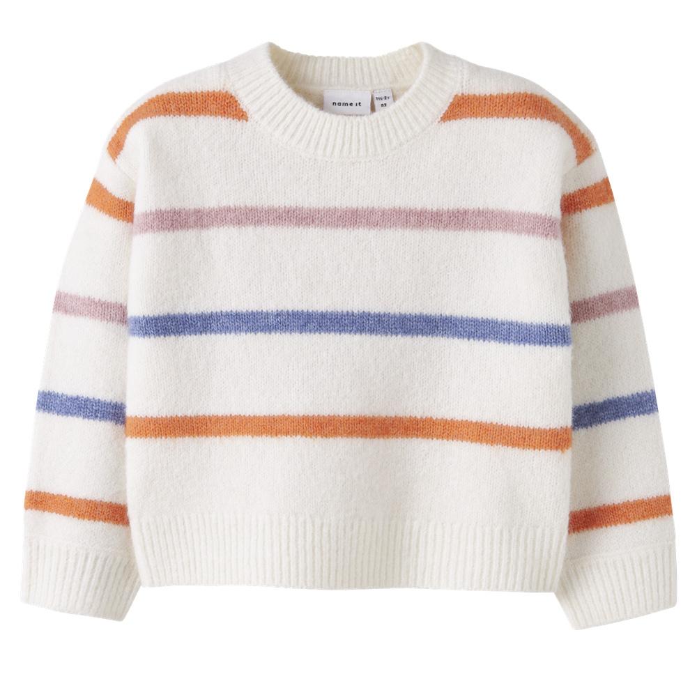 Pull Blanc Fille Name it Olenska pas cher