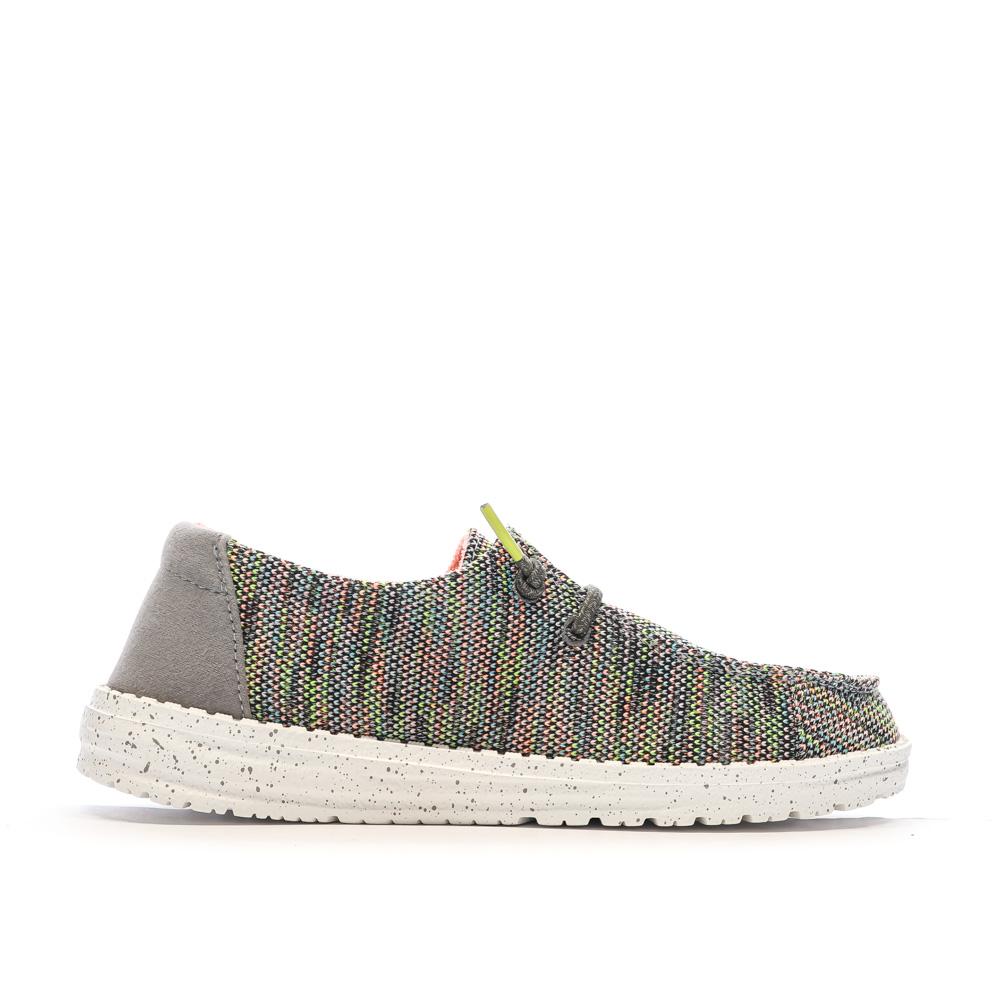 Chaussures Kaki Femme Hey Dude Wendy Sox vue 2