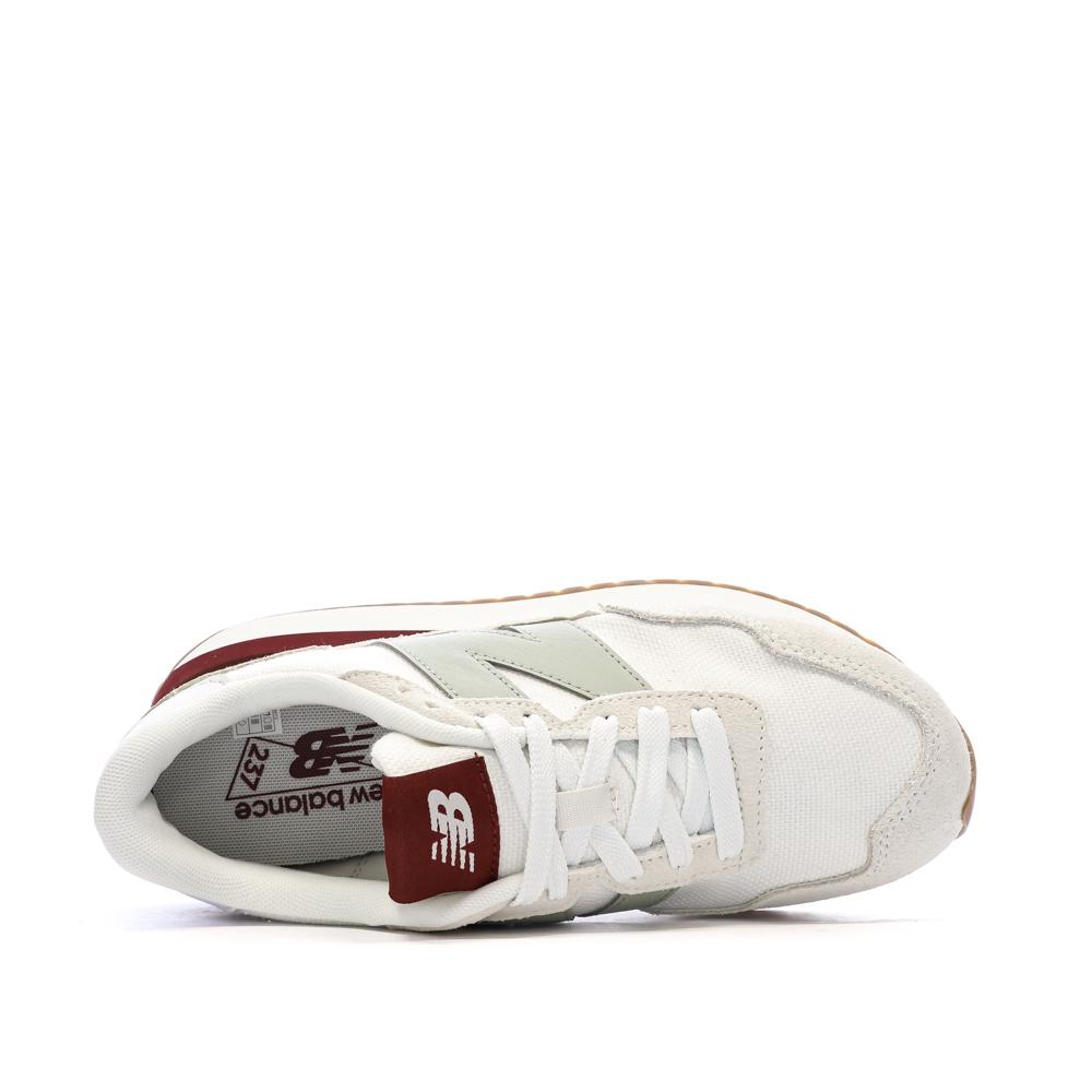 Baskets Beiges/Vertes Femme New Balance 237 vue 4