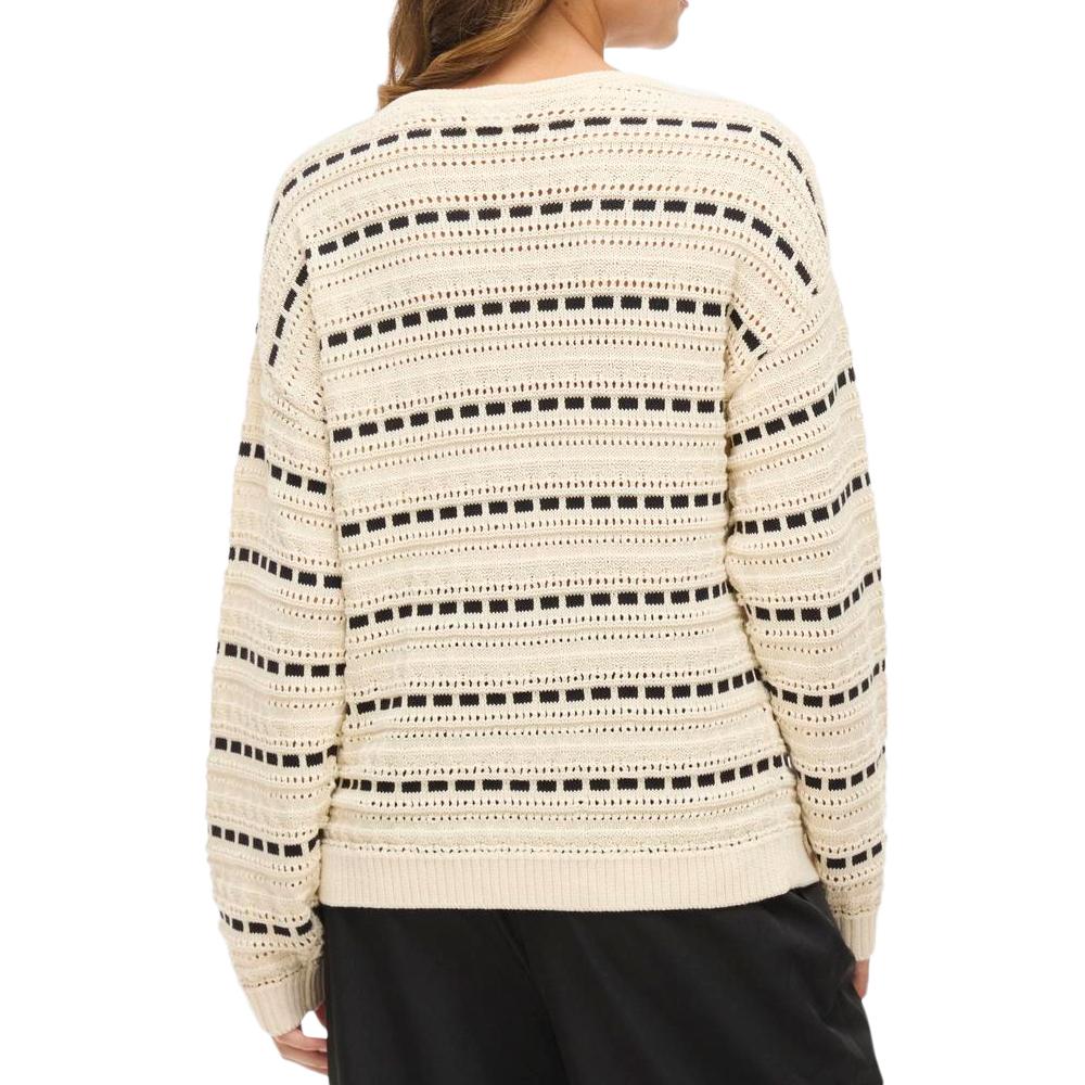 Pull Beige/Noir Femme Vila Marian vue 2
