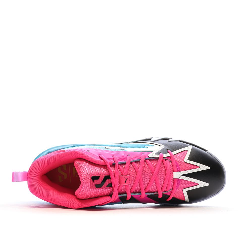 Chaussures de basket Bleu/Rose Homme Puma Scoot Zeros vue 4