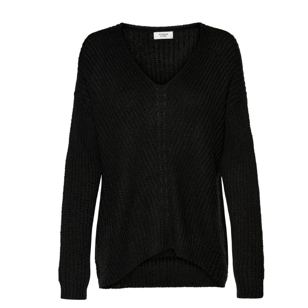 Pull Noir Femme JDY New Megan vue 3