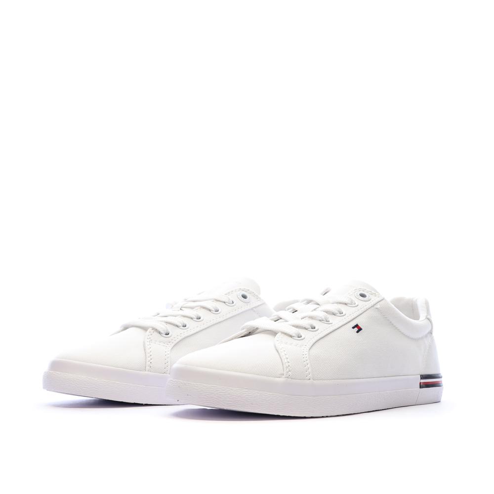 Baskets Blanches Femme Tommy Hilfiger Essential Stripes Sn vue 6