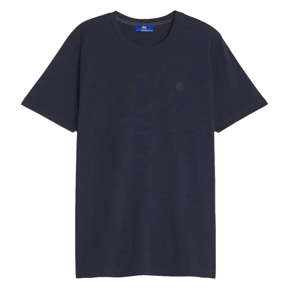 Men's navy T-Shirt TBS Recif affordable