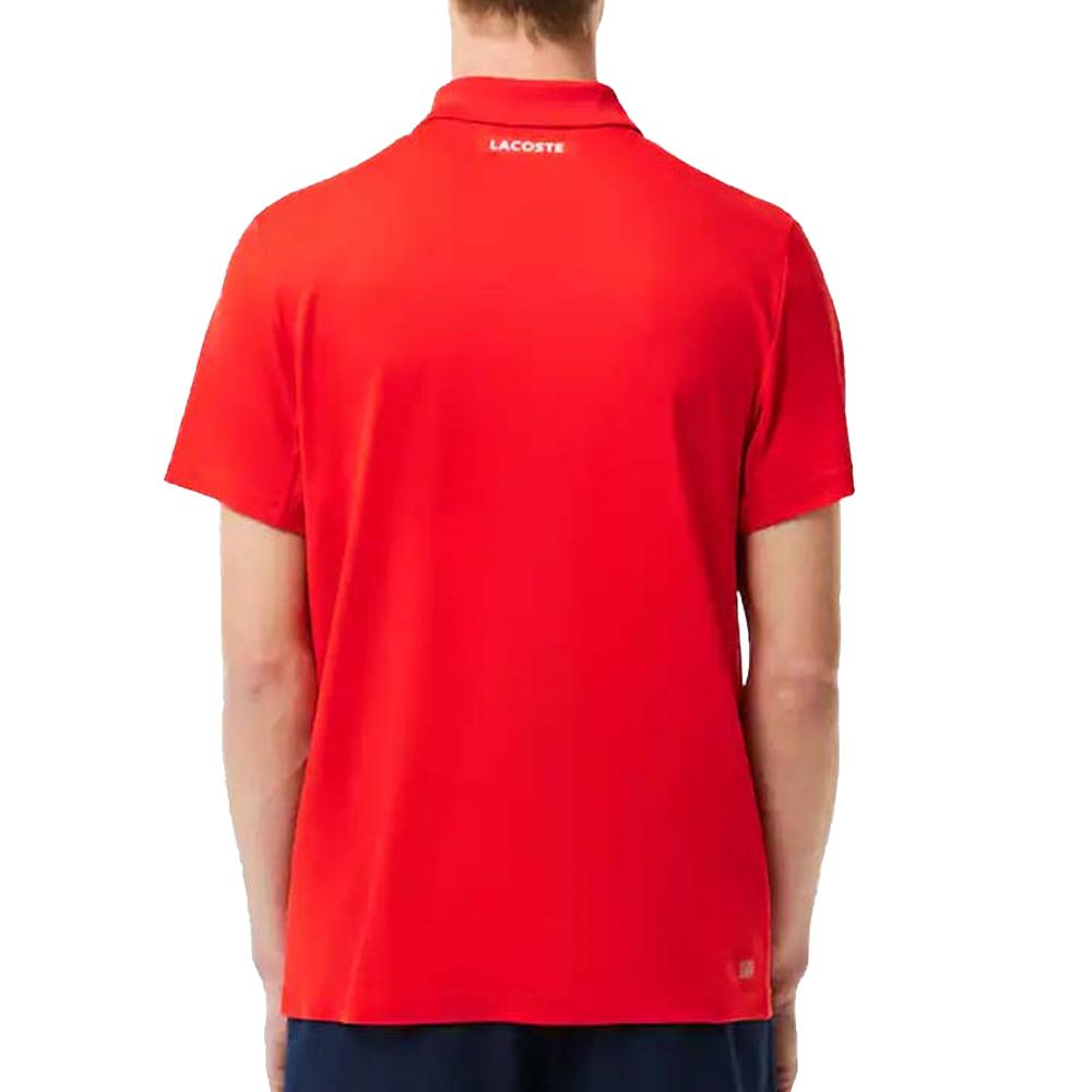 Polo-Shirt Rot Herren Lacoste Ansicht 2