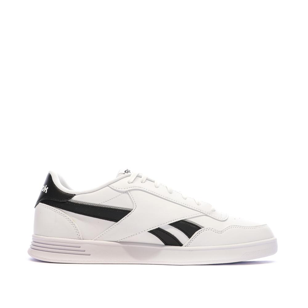 Baskets Blanc/Noir Homme Reebok Court Advance Vegan vue 2