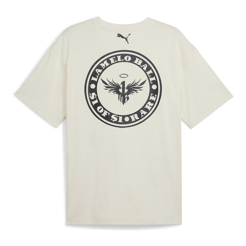 T-Shirt Beige Homme Puma Melo vue 2