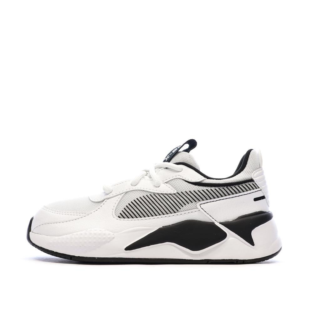 Baskets Blanc Garçon Puma Rs-x pas cher