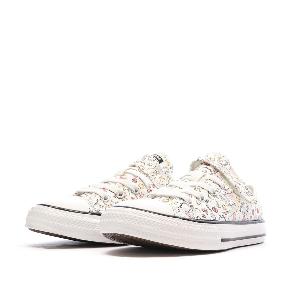Baskets Blanches Fille Converse Chuck Taylor All Star vue 6