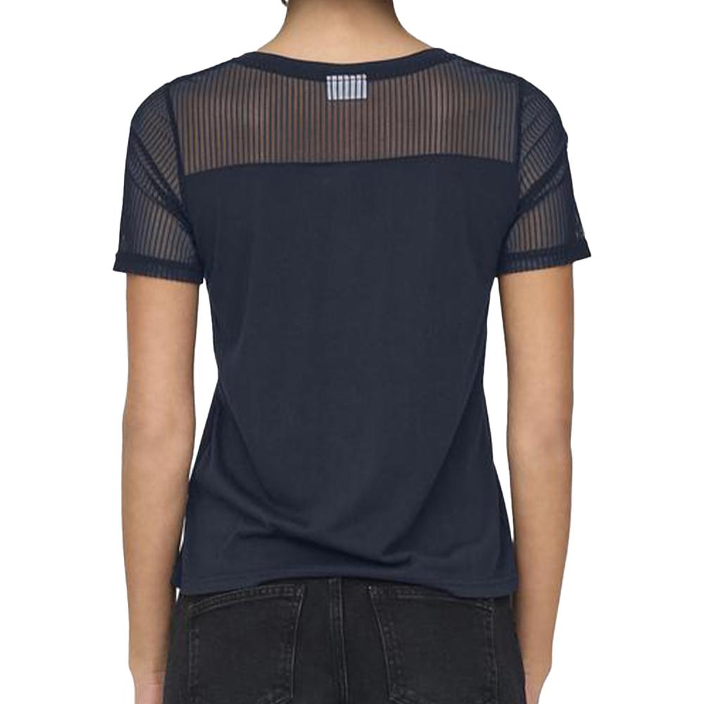 T-Shirt Marine Femme JDY Stinne vue 2