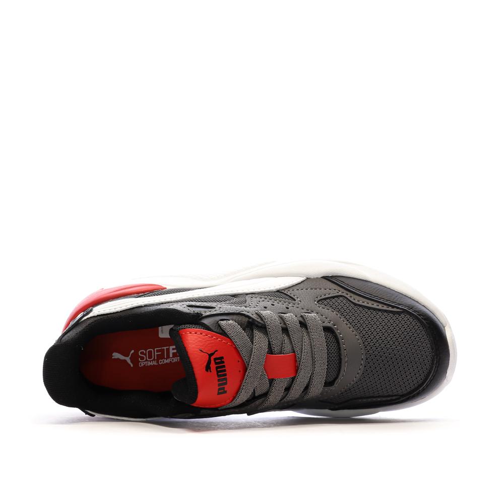 Baskets garçon Puma X-Ray Speed Gris/Blanc/Rouge – Performance et style vue 4
