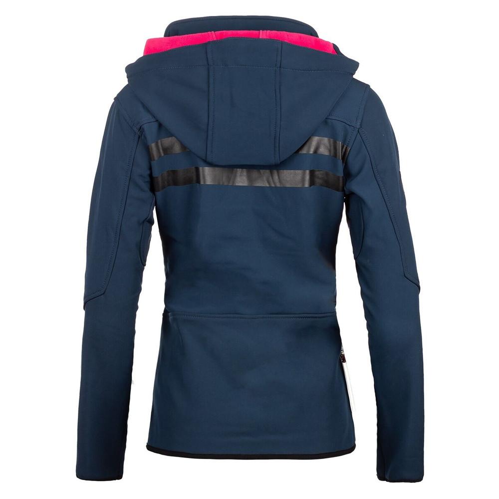 Parka Softshell Marine/Rose Femme Geographical Norway Reine vue 2