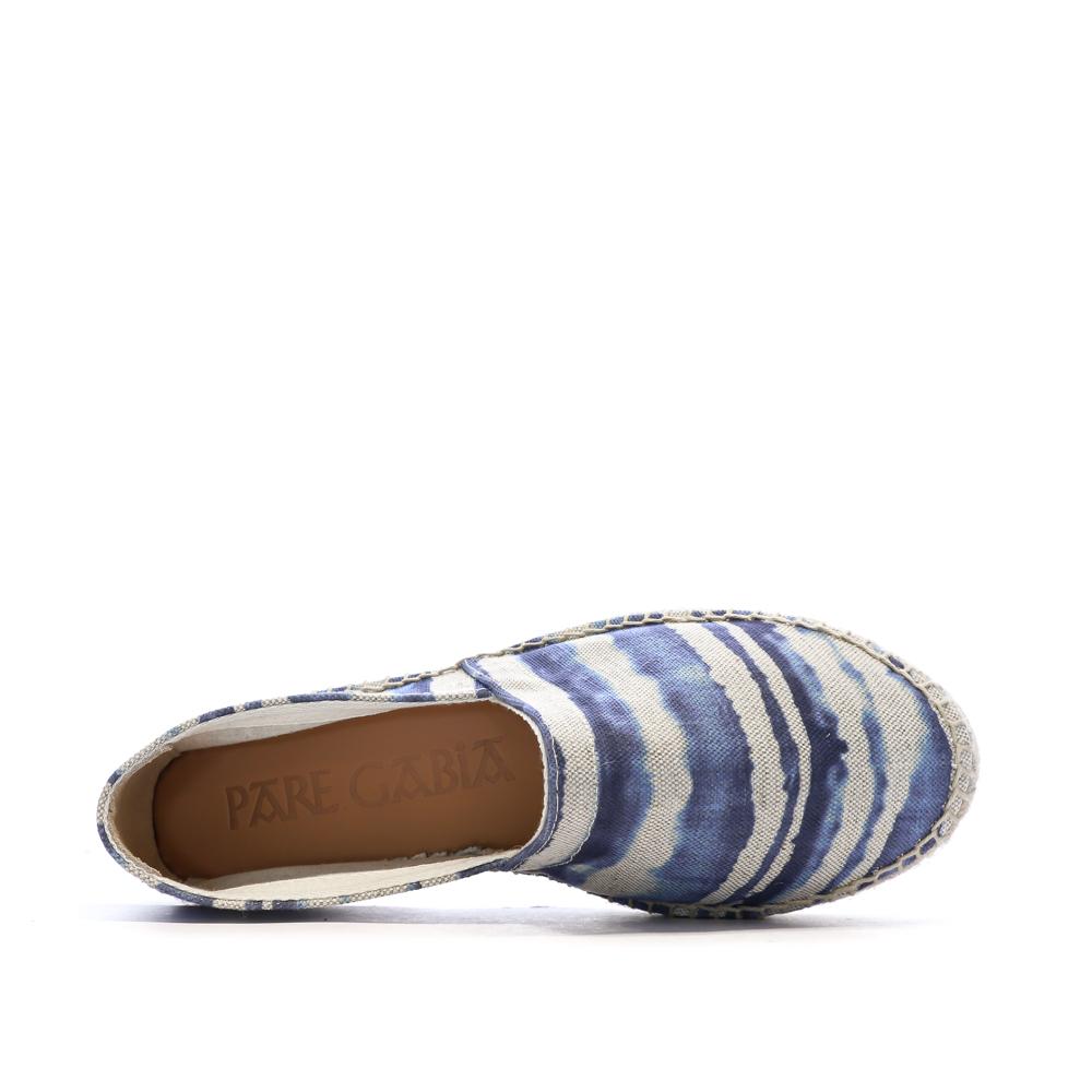 Espadrilles Bleu/Beige Femme Pare Gabia Anaia vue 4