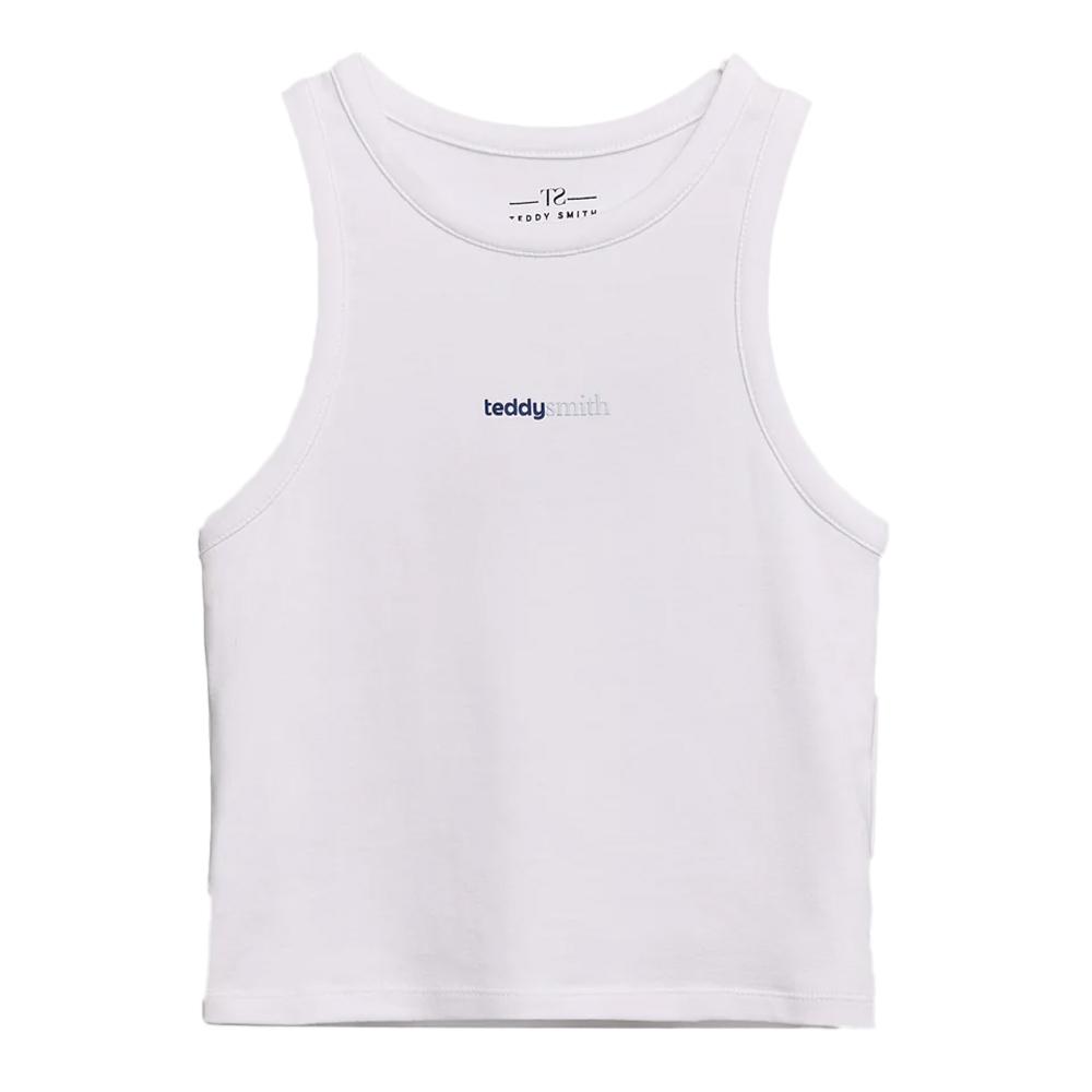 Débardeur Blanc Fille Teddy Smith Lilou pas cher