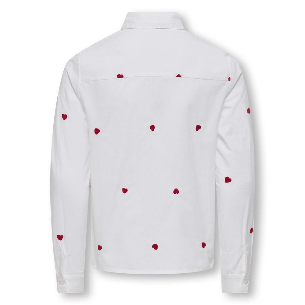 Camisa blanca/roja para niña ONLY Koglina ver 2