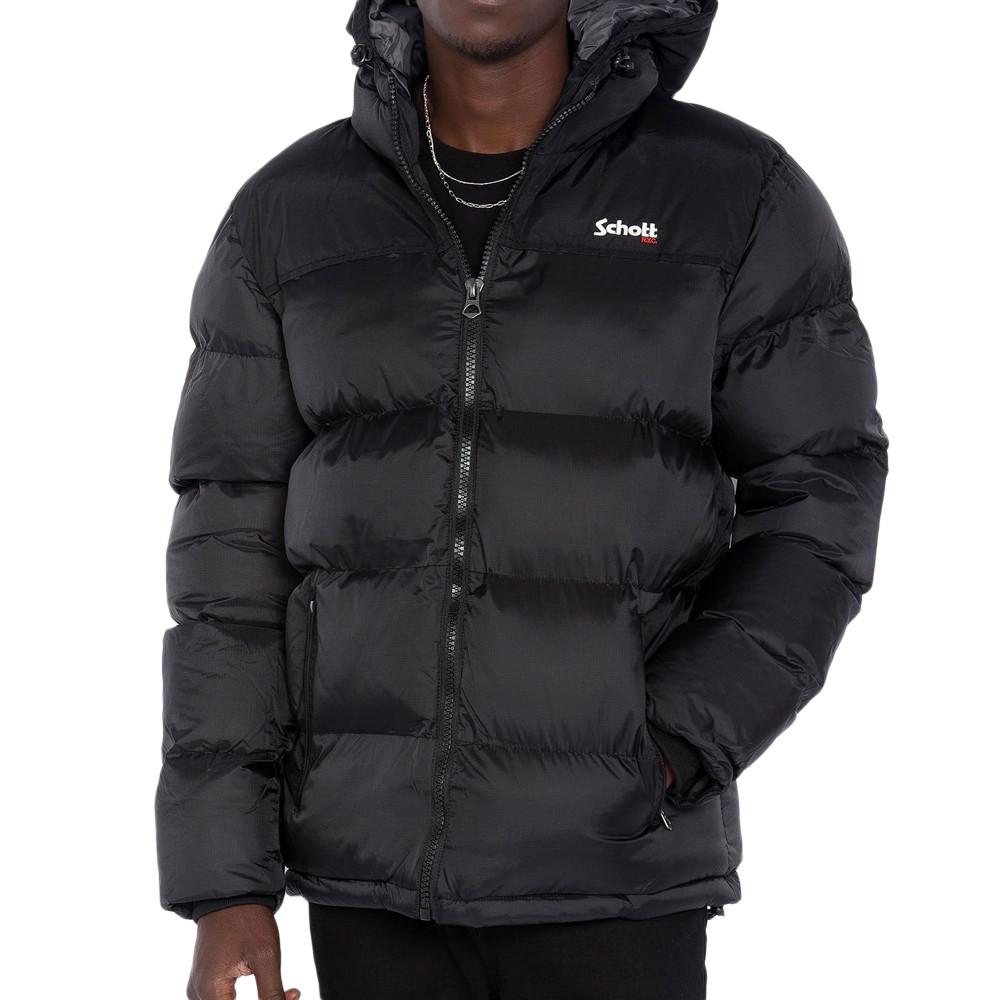 Doudoune Noir Homme Schott Utah pas cher