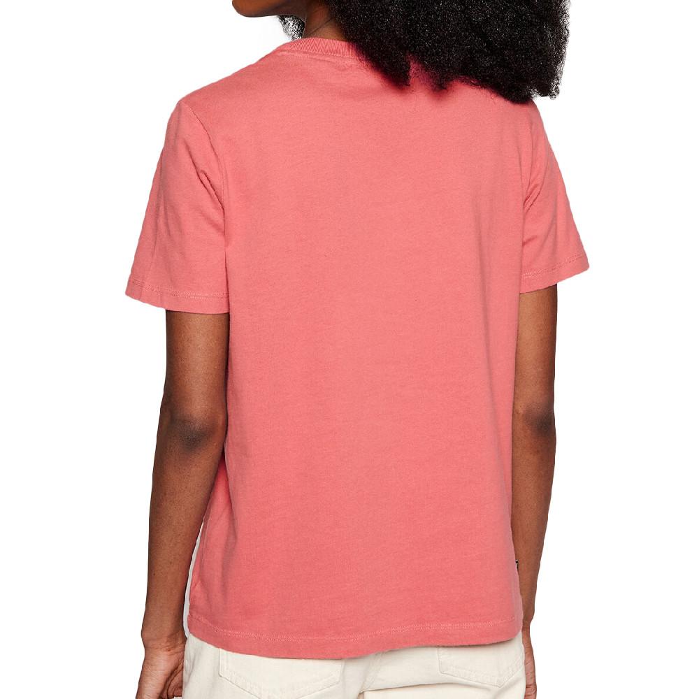 T-shirt Rose Femme Superdry Classic vue 2