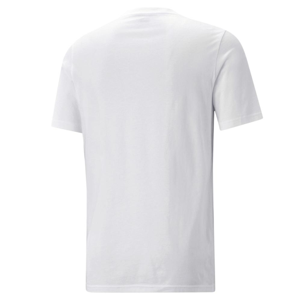 T-Shirt Blanc Homme Puma Graphics674477 vue 2