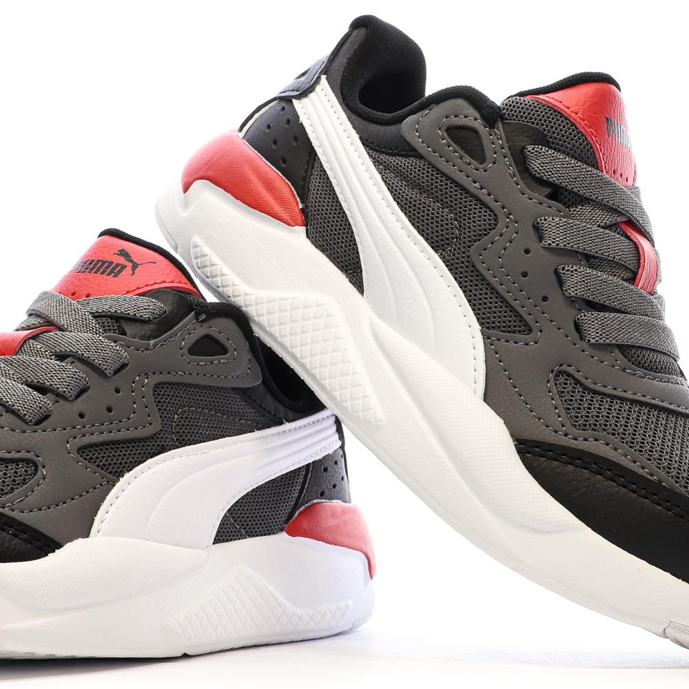 Baskets garçon Puma X-Ray Speed Gris/Blanc/Rouge – Performance et style vue 7