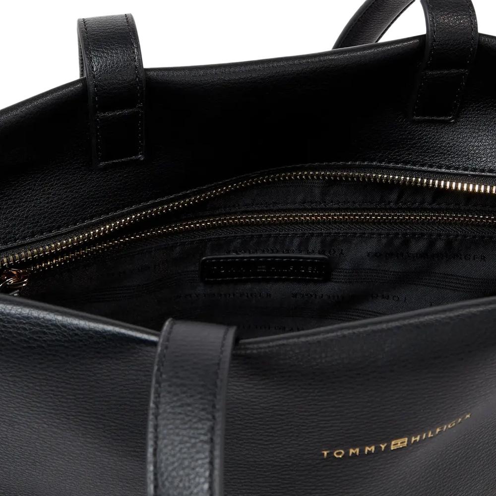 Sac à Bandoulière Noir Femme Tommy Hilfiger Logotapes AW0AW17693 vue 3