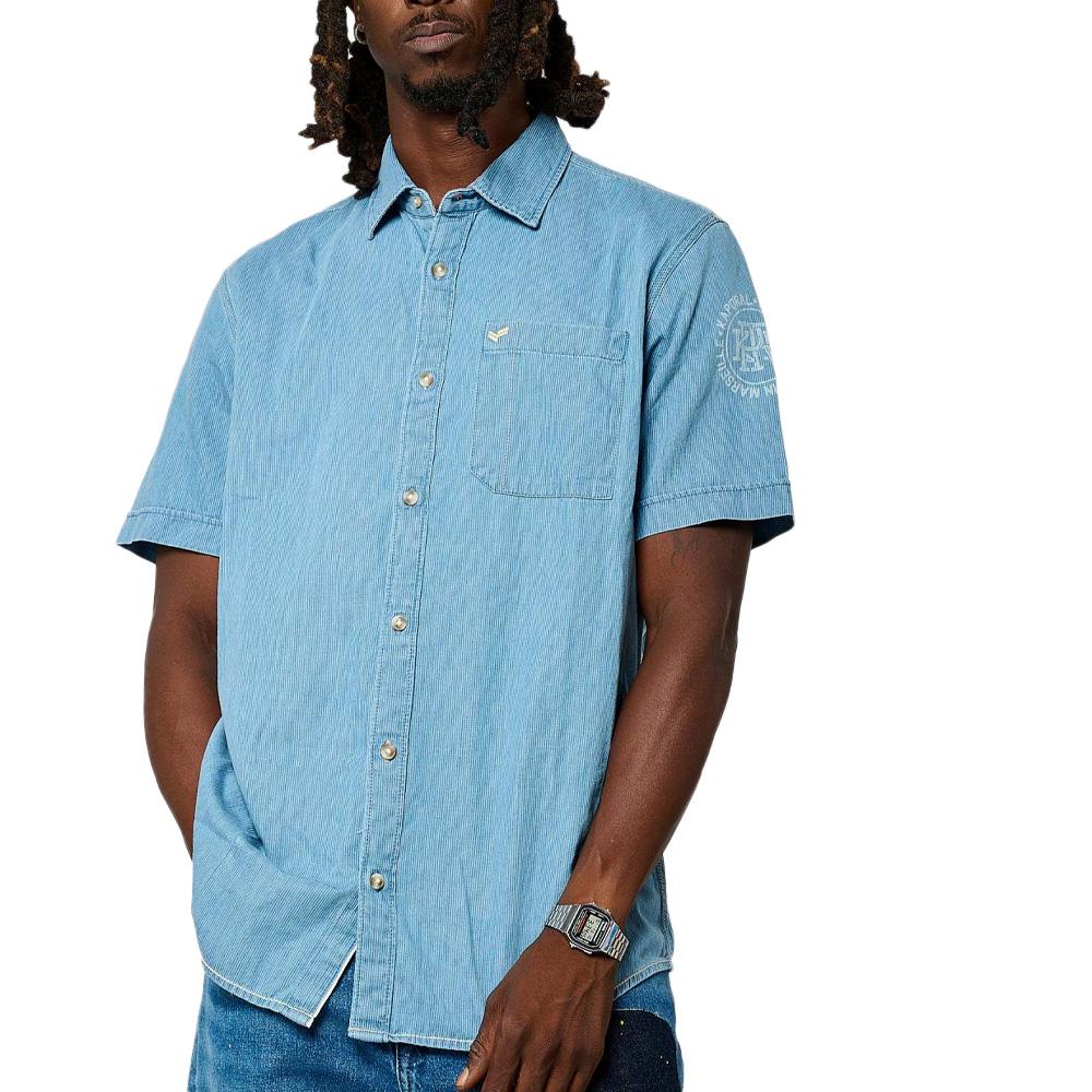 Chemise Bleu Homme Kaporal KORDY pas cher