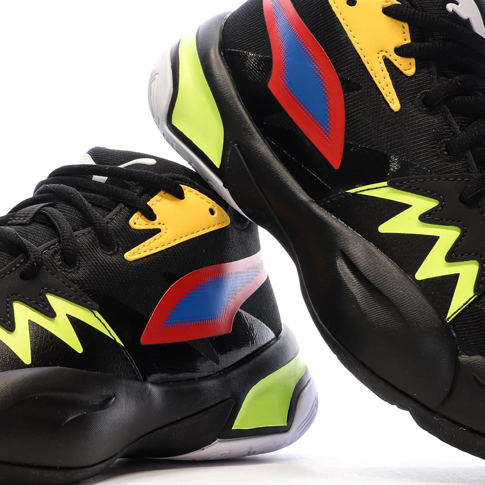 Chaussures de Basketball Noir Junior Puma Genetics vue 7