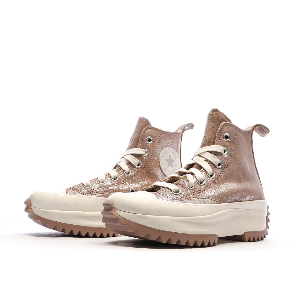 Baskets Rose à paillettes Femme Converse Run Star Hike A11578C vue 6