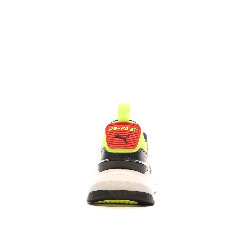 Baskets Rouge/Noir Homme Puma Rs-fast Ms vue 3