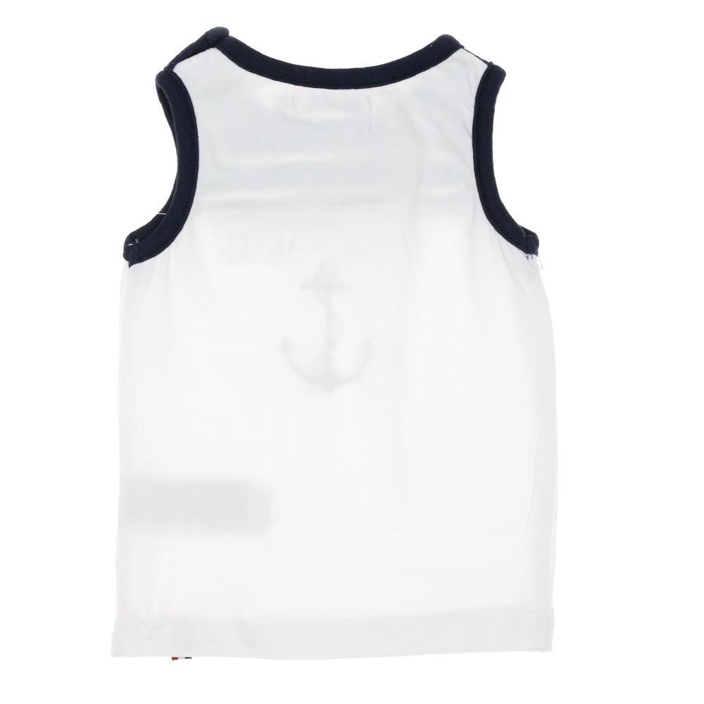 Débardeur Blanc Bébé Little Marcel LMEV0028 vue 2