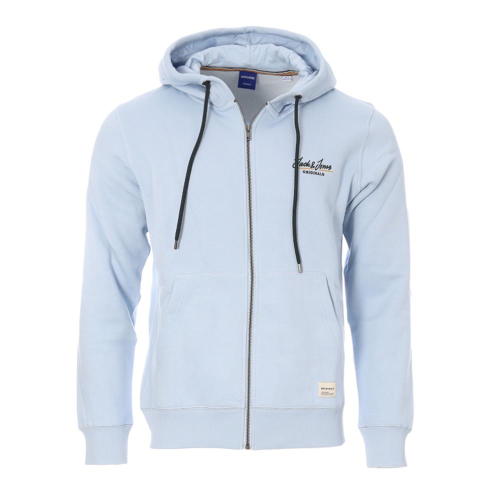 Sweat Zippé Bleu Homme Jack & Jones Jorpall pas cher