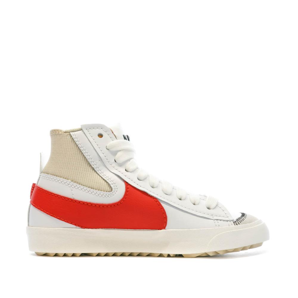 Baskets Blanches Homme Nike Blazer Mid 77 Jumbo vue 2
