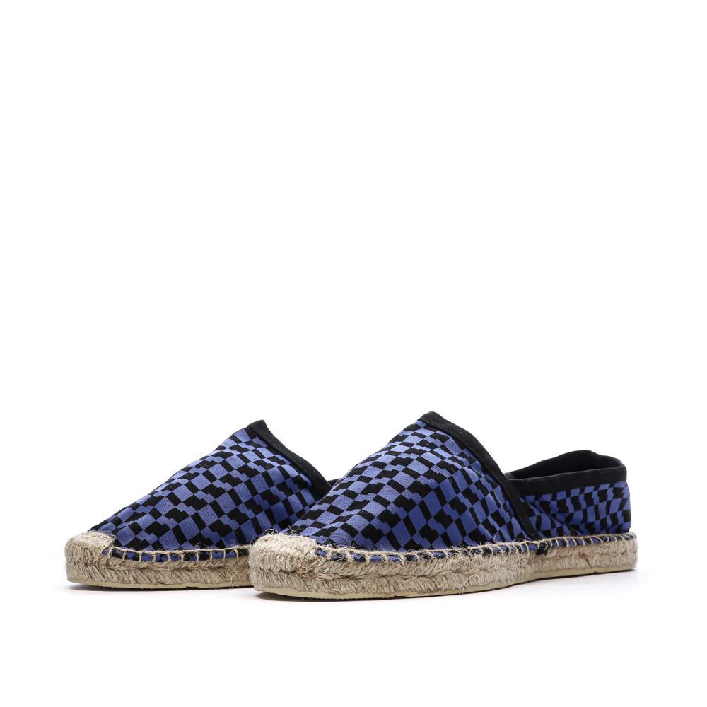 Espadrilles Damier Bleu/Noir Homme Ushuaia Dimitri vue 6
