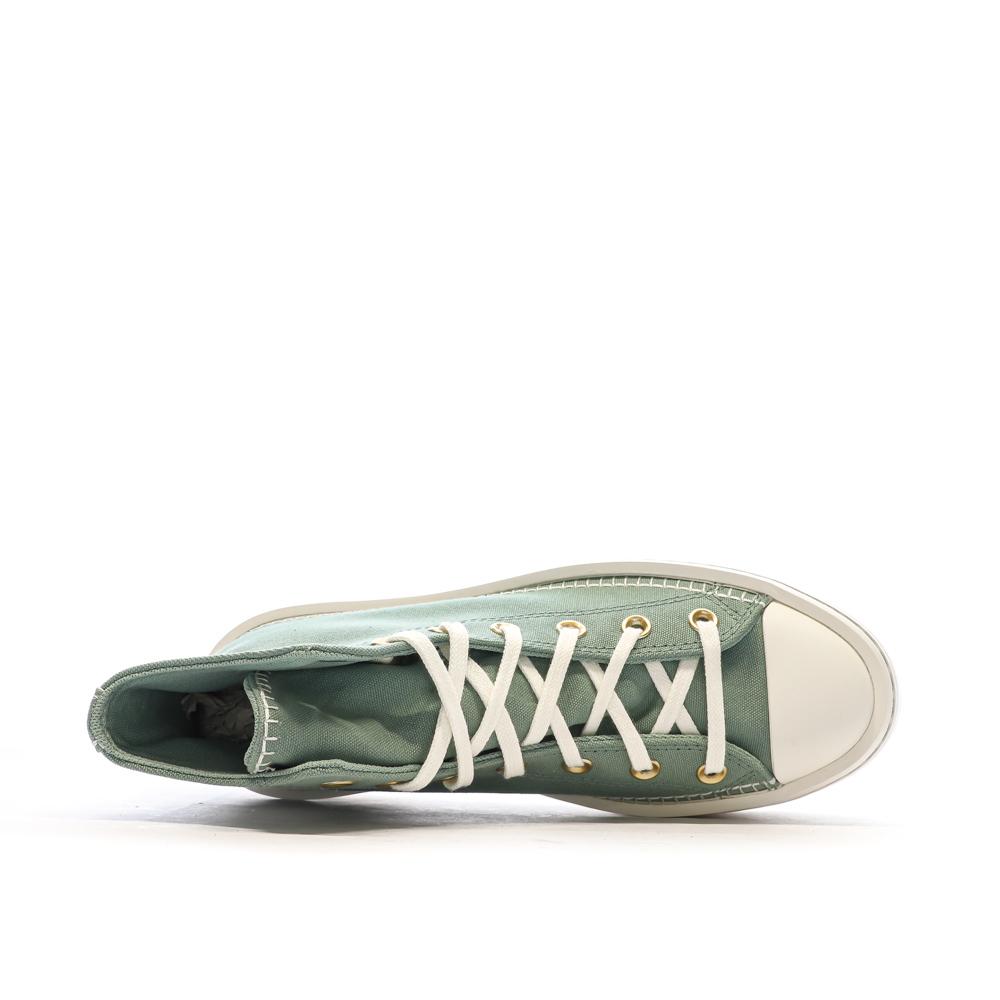 Baskets Verte Femme Converse All Star Modern Lift Platform vue 4