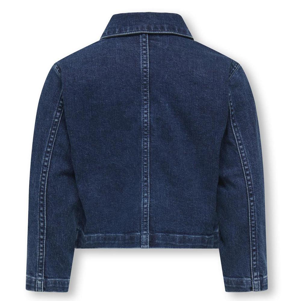 Veste en Jean Bleu Foncé Fille ONLY Heart vue 2