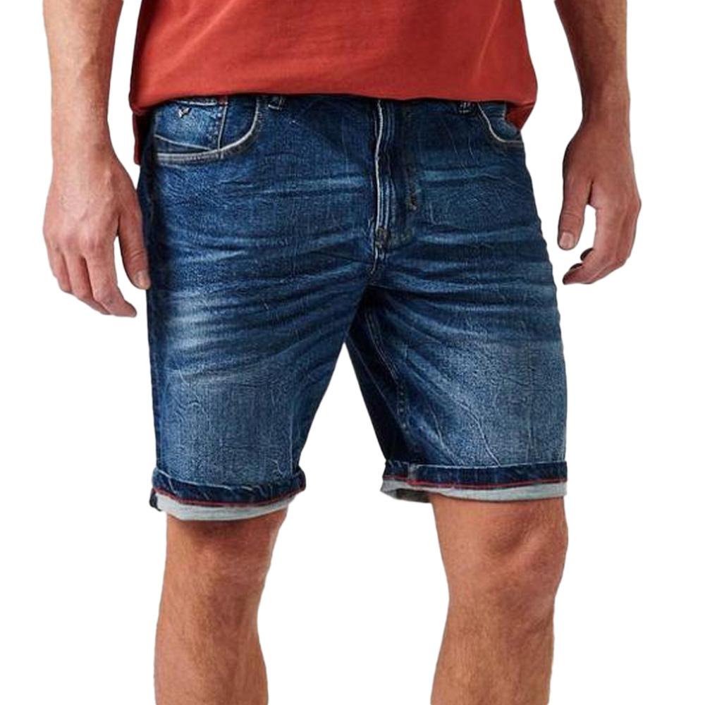 Short en Jean Bleu Homme Kaporal ATLAS pas cher