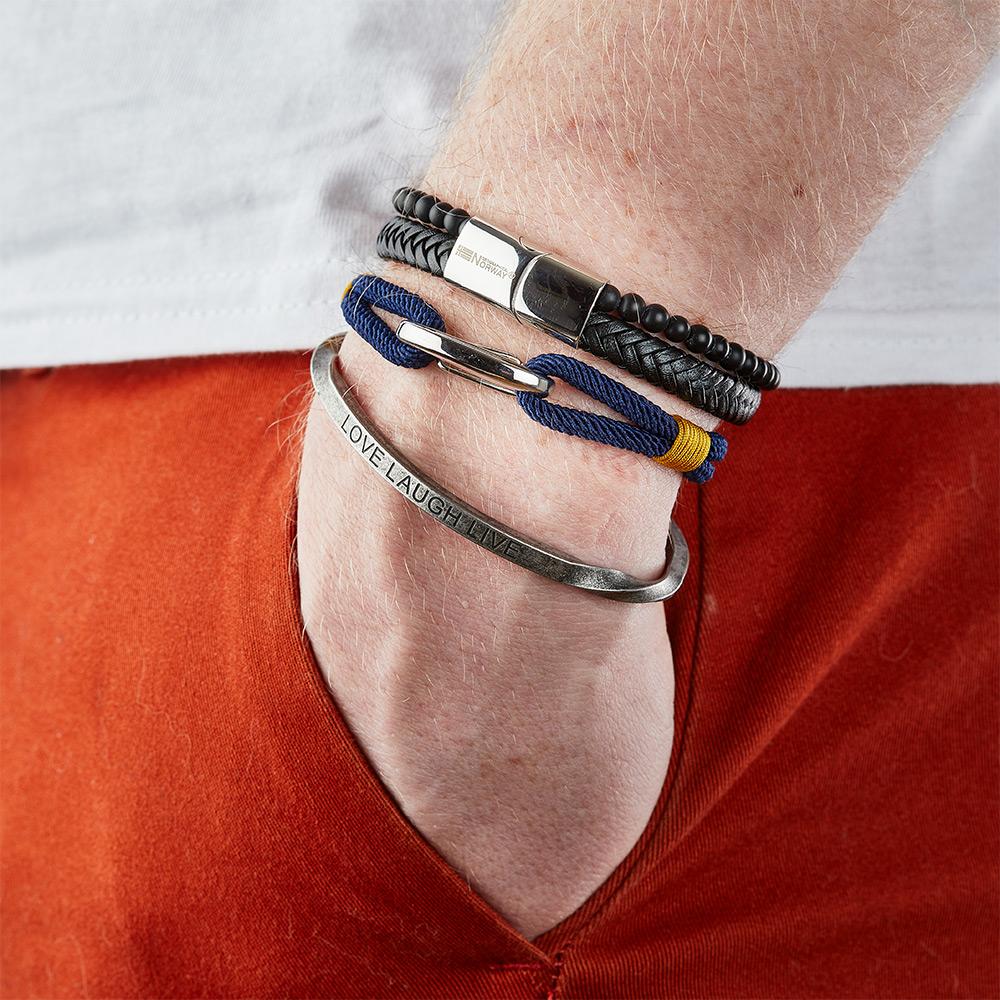 Bracelet Marine/Jaune Homme Geographical Norway 315034 vue 2