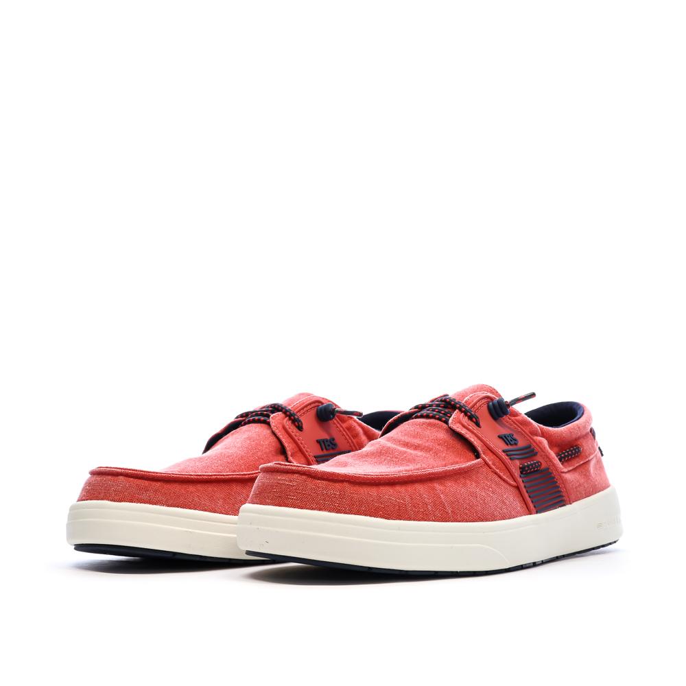 Zapatos náuticos rojos para hombre TBS Geo ver 6