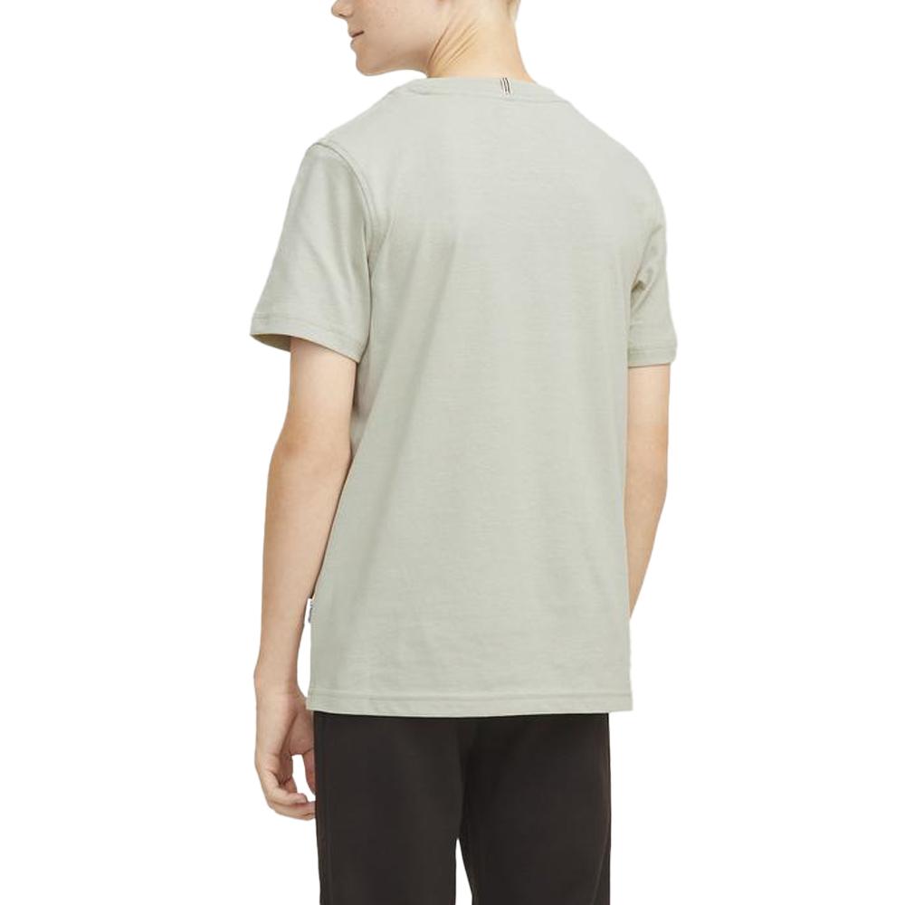 T-shirt Gris Garçon Jack & Jones Deriksberg vue 2