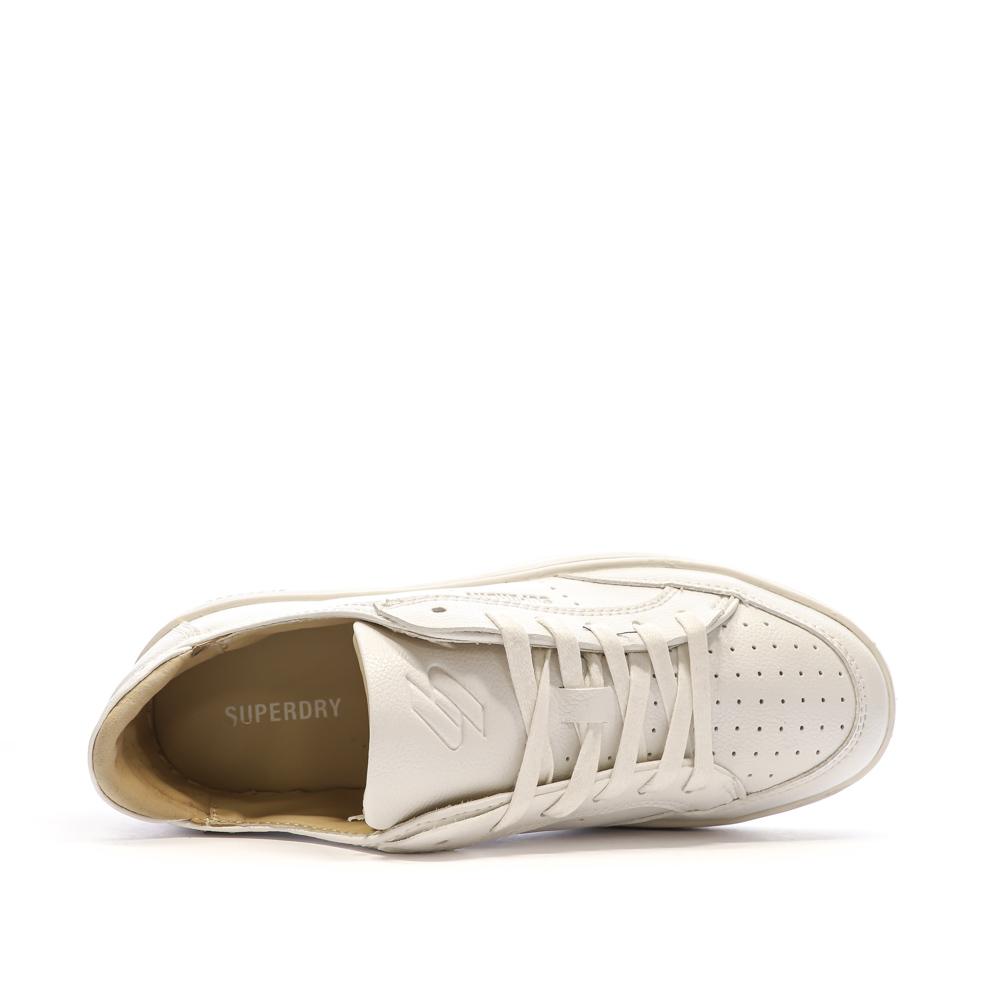 Baskets Blanches Femme Superdry Trainer vue 4