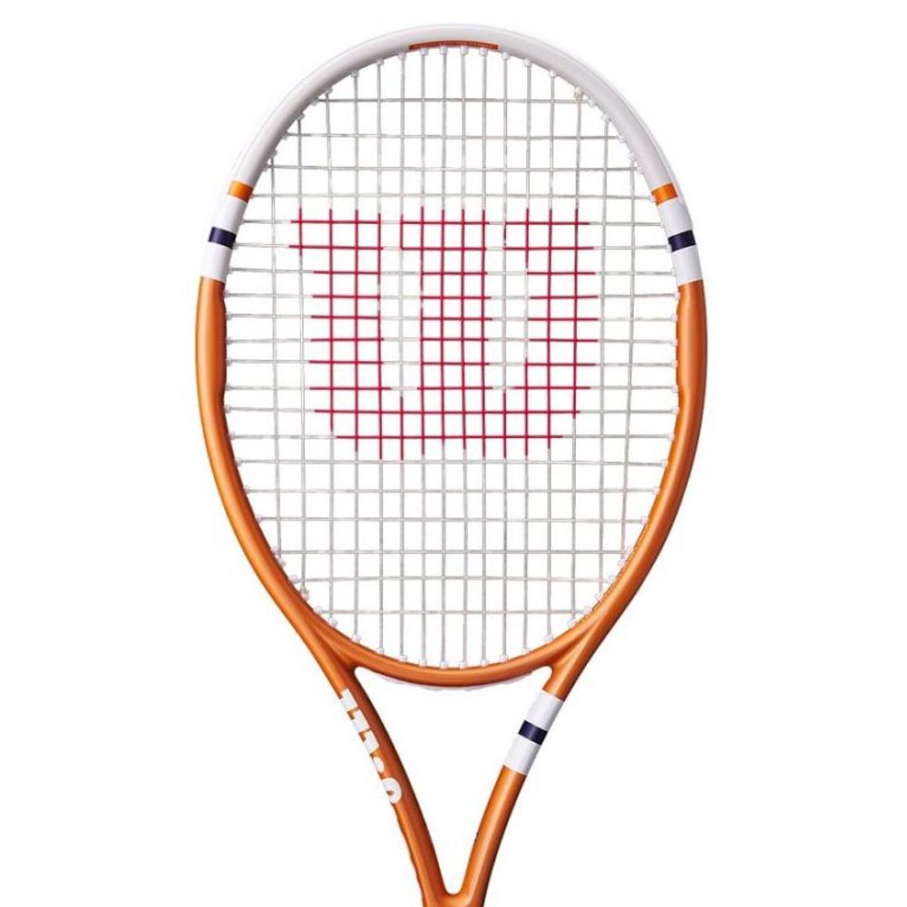 Raquette de tennis Blanche/Orange Mixte Wilson Roland Garros vue 3
