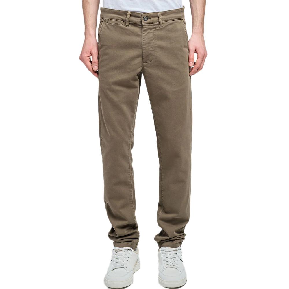 Pantalon Chino Marron Moyen Homme Teddy Smith 10115957D pas cher