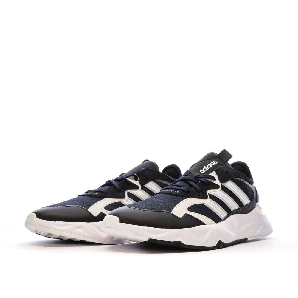 Baskets Noires/Blanches Femme Adidas Futureflow vue 6