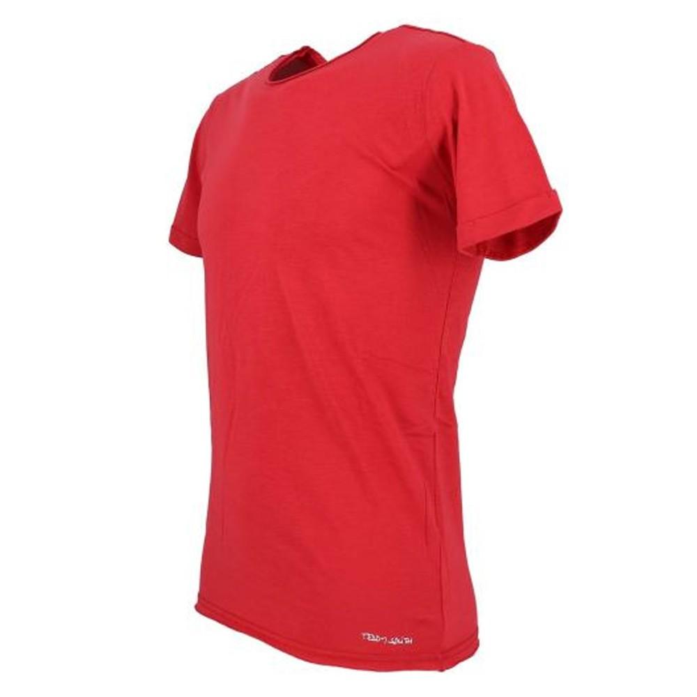 T-shirt Rouge Homme Teddy Smith Turos vue 2
