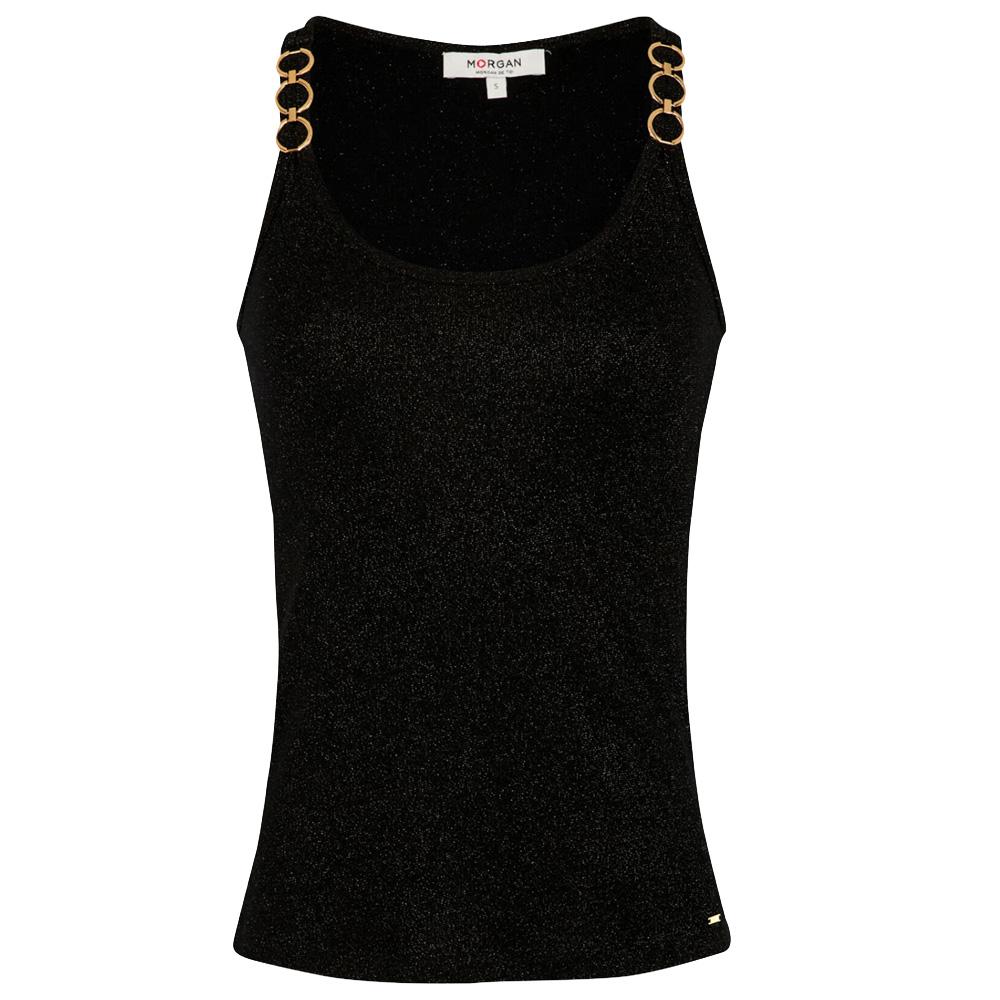Débardeur Noir Femme Morgan Fil vue 2