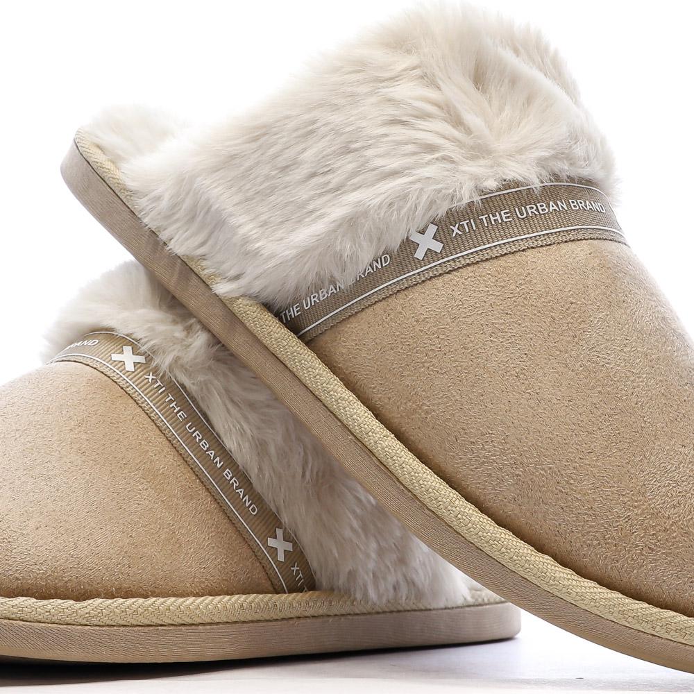 Zapatillas de casa beige para mujer Xti 144571 ver 7