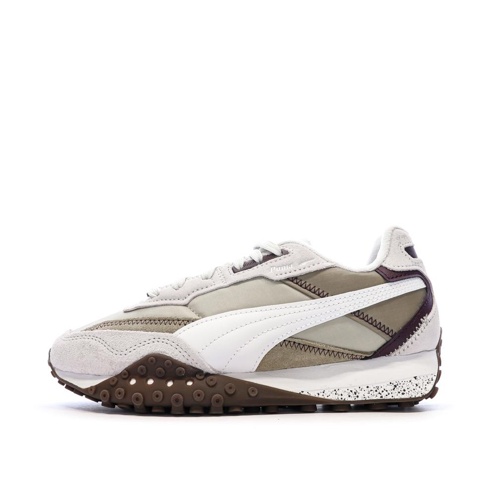 Baskets Grises/Blanc Homme Puma Blktop pas cher
