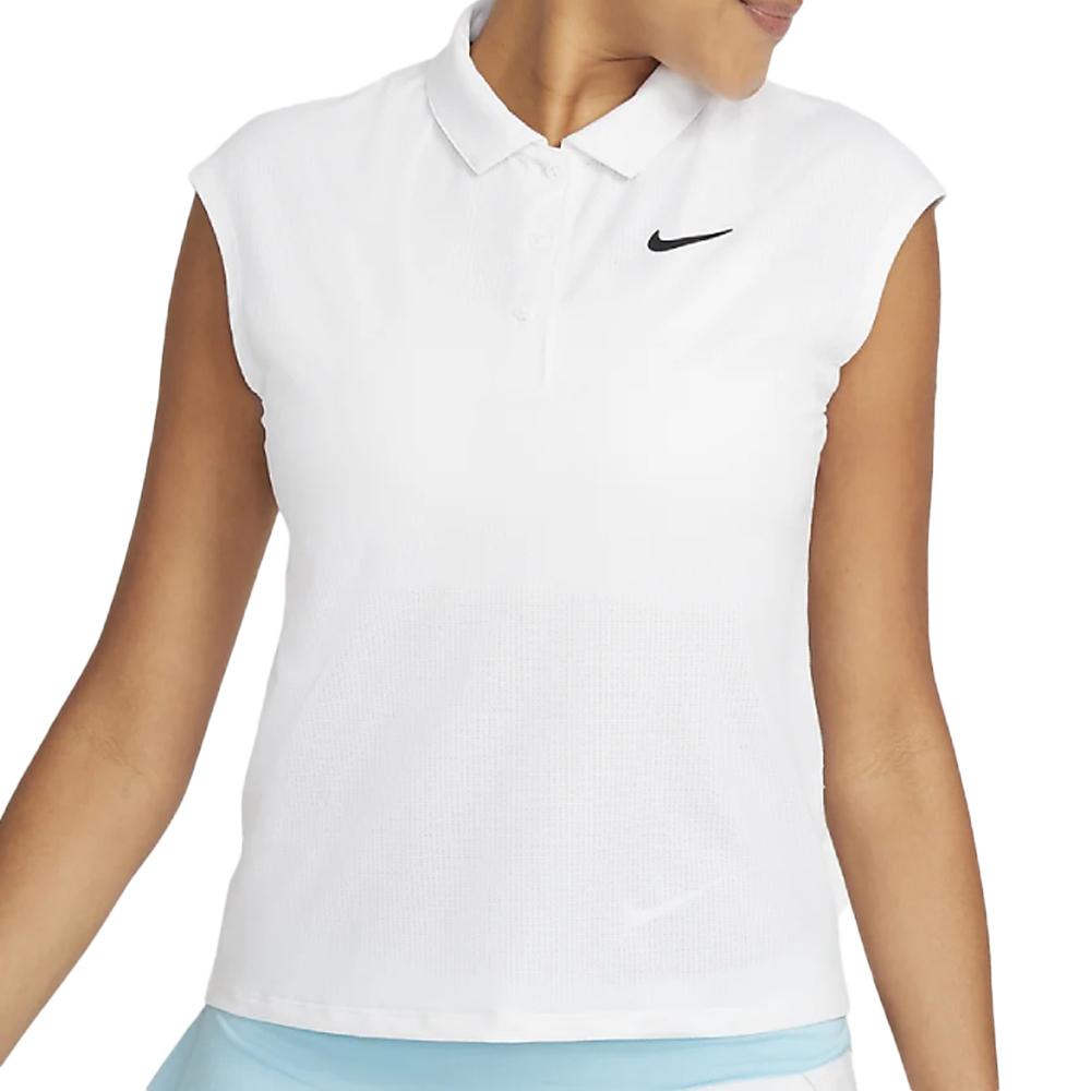 Polo Blanc Femme Nike Nkct pas cher